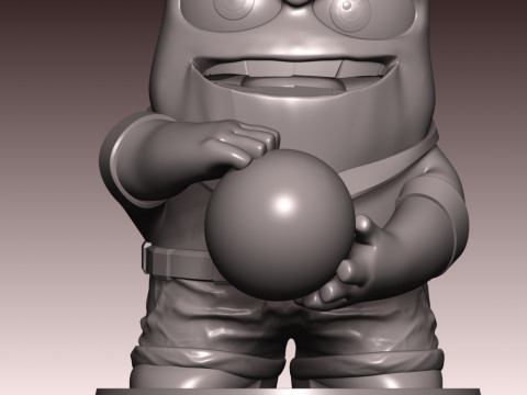 Anger - Inside Out 3D 打印模型