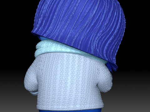 Sadness - Inside Out 3D Druckmodell