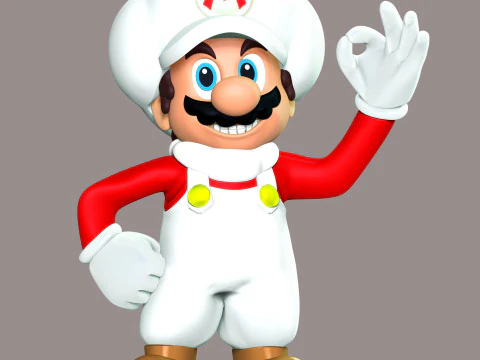 Fan art di Mario nuvola Modello di stampa 3D