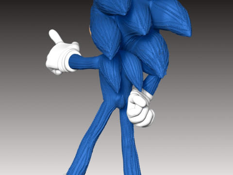 Sonic The Hedgehog 3 3D Print Model