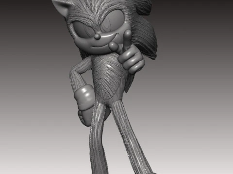 Sonic The Hedgehog 3 3D Print Model
