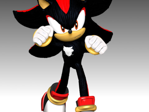 Shadow - Sonic the Hedgehog 3 3D 프린트 모델