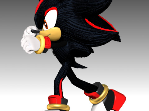 Shadow - Sonic the Hedgehog 3 3D 프린트 모델