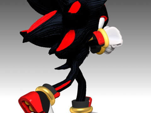 Shadow - Sonic the Hedgehog 3 3D 프린트 모델
