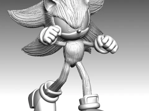 Shadow - Sonic the Hedgehog 3 3D Print Model