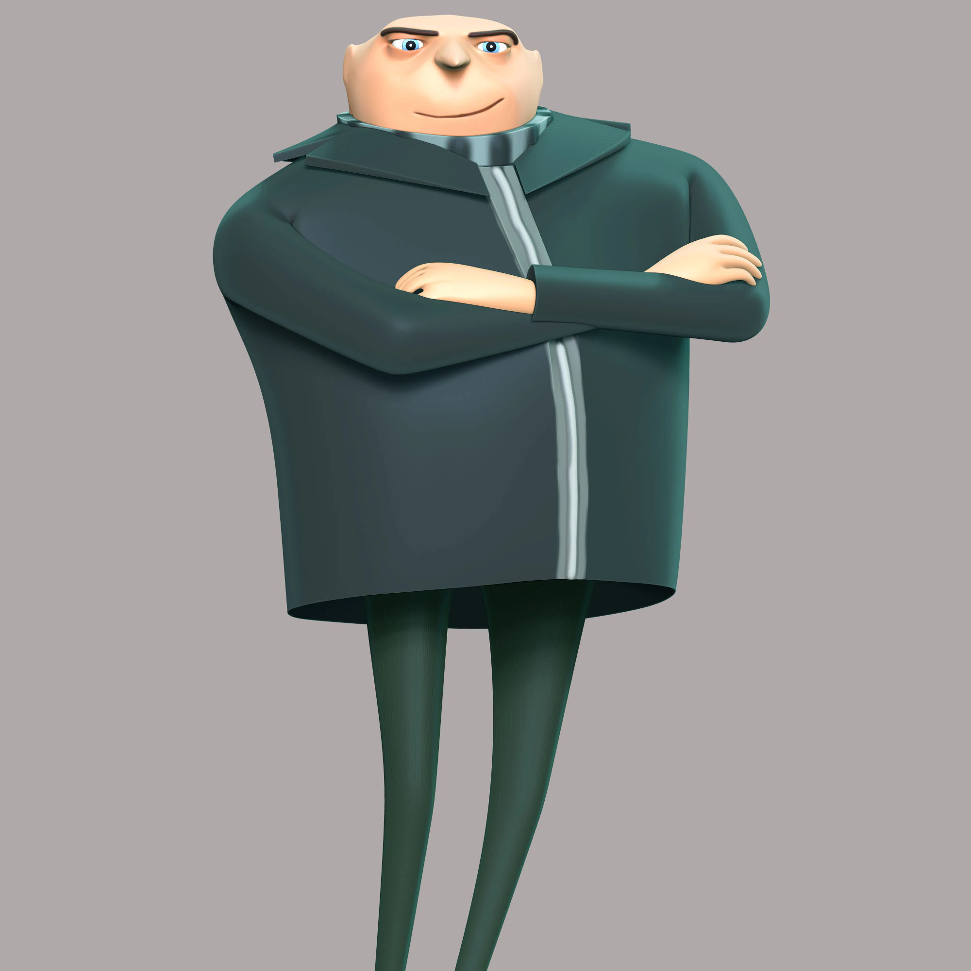 Felonius Gru - Despicable Me 3D Print Model .c4d .max .obj .3ds .fbx .stl .blend