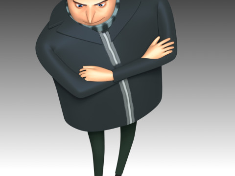Felonius Gru - Despicable Me 3D-printmodel