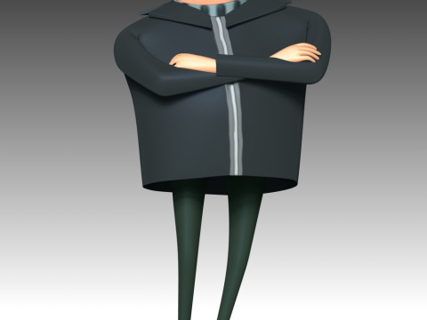Felonius Gru - Despicable Me 3D-printmodel