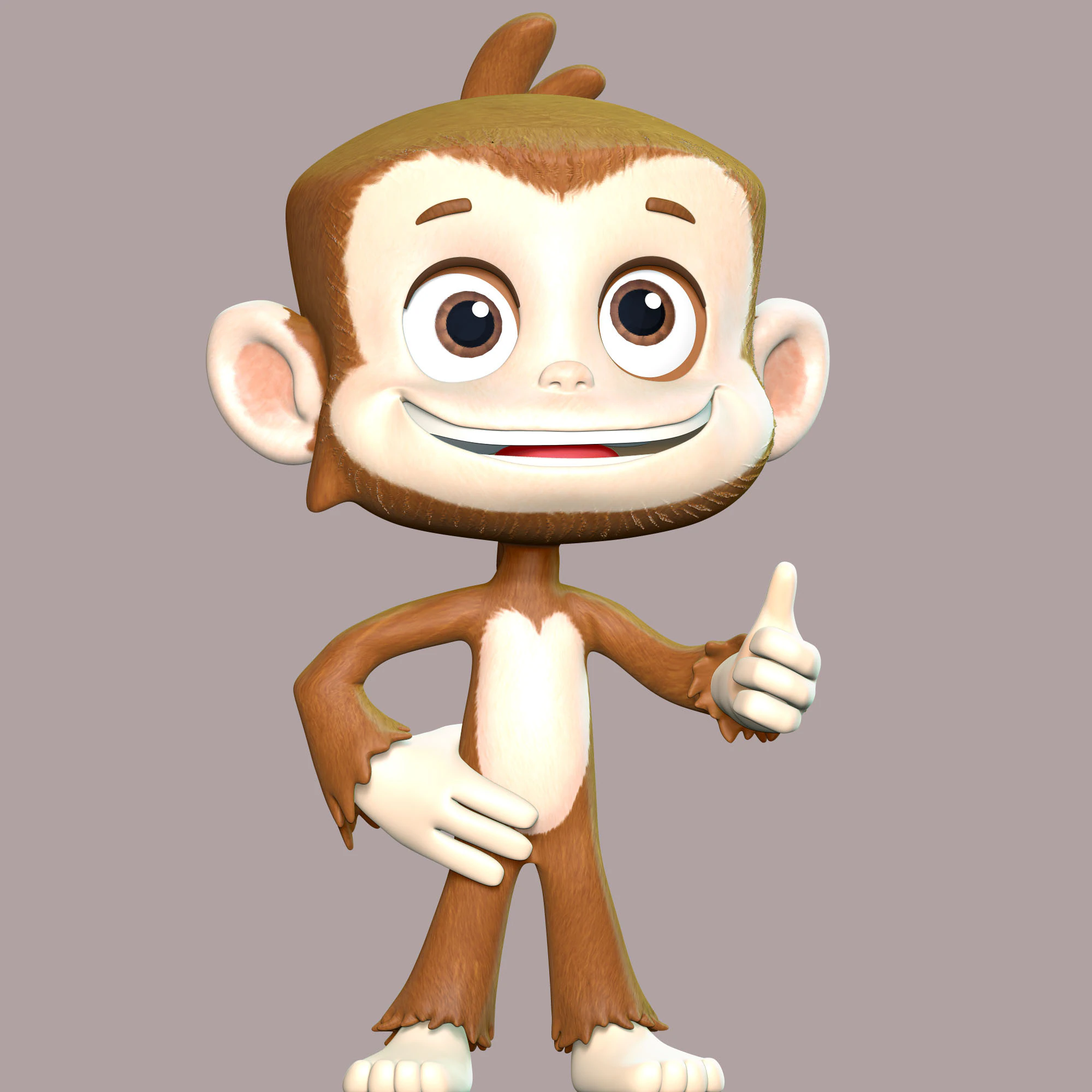 Mandy Monkey - PAW Patrol 3D Print Model .c4d .max .obj .3ds .fbx .stl .blend 