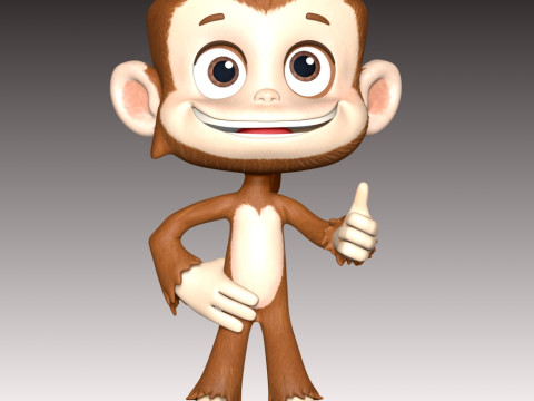 Mandy Monkey - PAW Patrol 3D Baskı Modeli