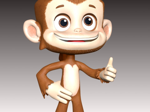 Mandy Monkey - PAW Patrol 3D Baskı Modeli