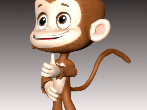 Mandy Monkey - PAW Patrol 3D Baskı Modeli