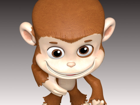 Mandy Monkey - PAW Patrol 3D Baskı Modeli