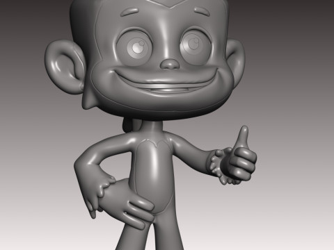 Mandy Monkey - PAW Patrol 3D Baskı Modeli