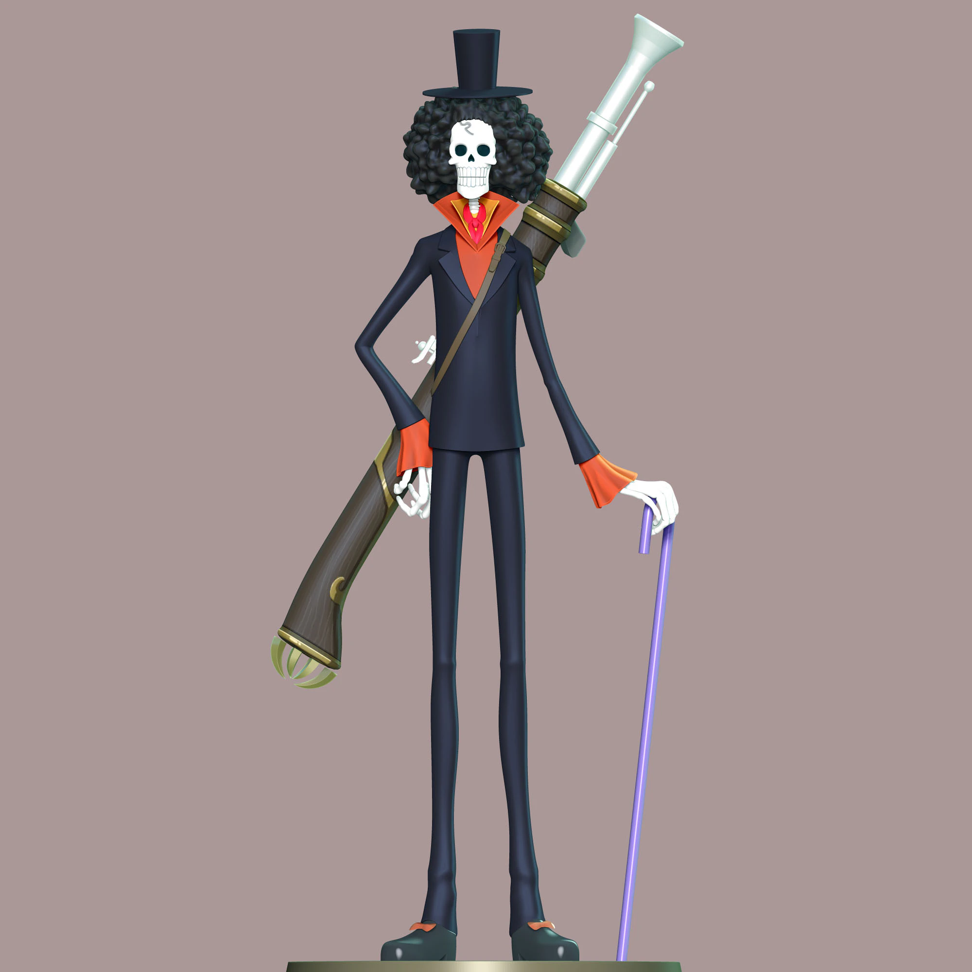 Brook Strong World 3D Print Model .c4d .max .obj .3ds .fbx .stl .blend
