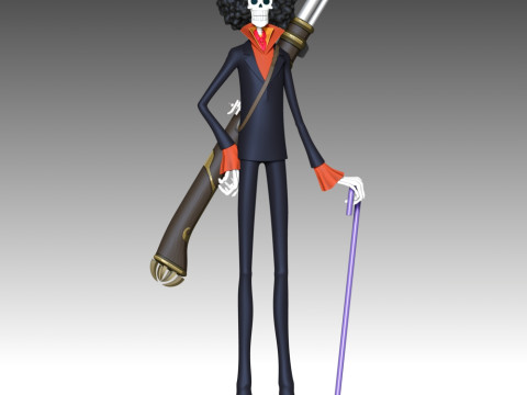 Brook Strong World 3D-printmodel