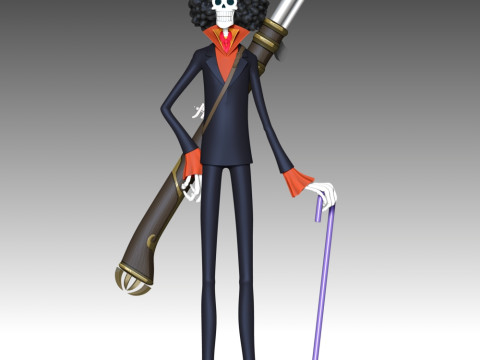 Brook Strong World 3D-printmodel