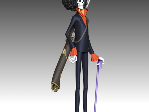 Brook Strong World 3D-printmodel