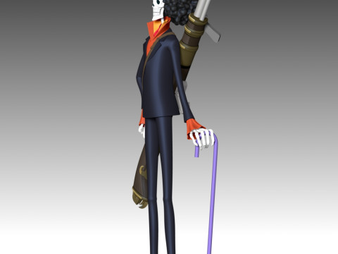 Brook Strong World 3D-printmodel
