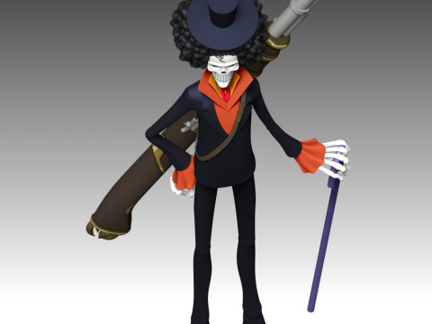 Brook Strong World 3D-printmodel