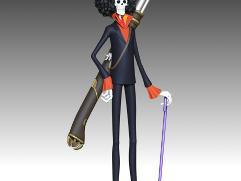 Brook Strong World 3D-printmodel