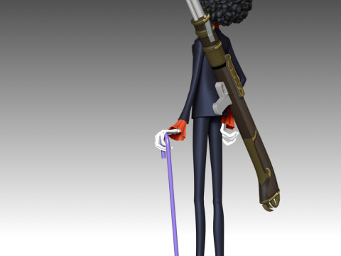 Brook Strong World 3D-printmodel