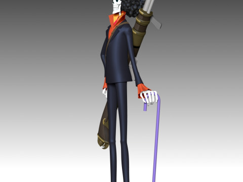 Brook Strong World 3D-printmodel