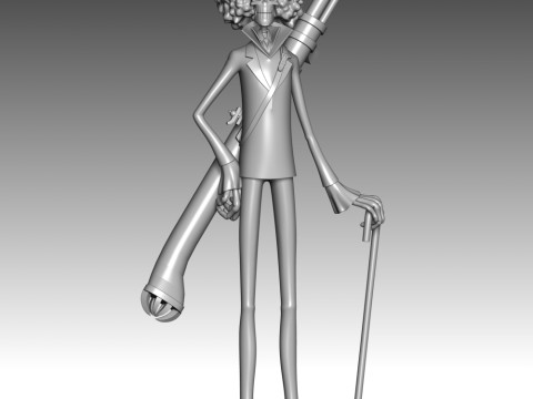 Brook Strong World 3D-printmodel