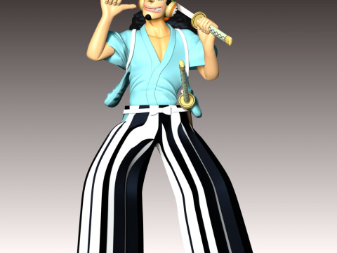 Usohachi - One Piece 3D प्रिंट मॉडल