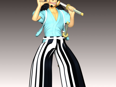 Usohachi - One Piece 3D प्रिंट मॉडल