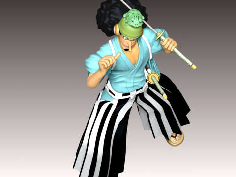 Usohachi - One Piece 3D प्रिंट मॉडल