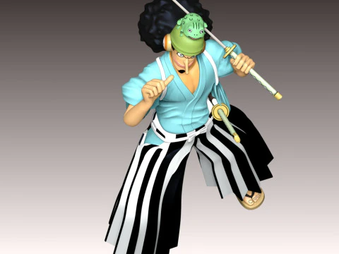 Usohachi - One Piece 3D Print Model