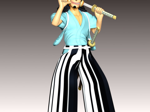 Usohachi - One Piece 3D प्रिंट मॉडल
