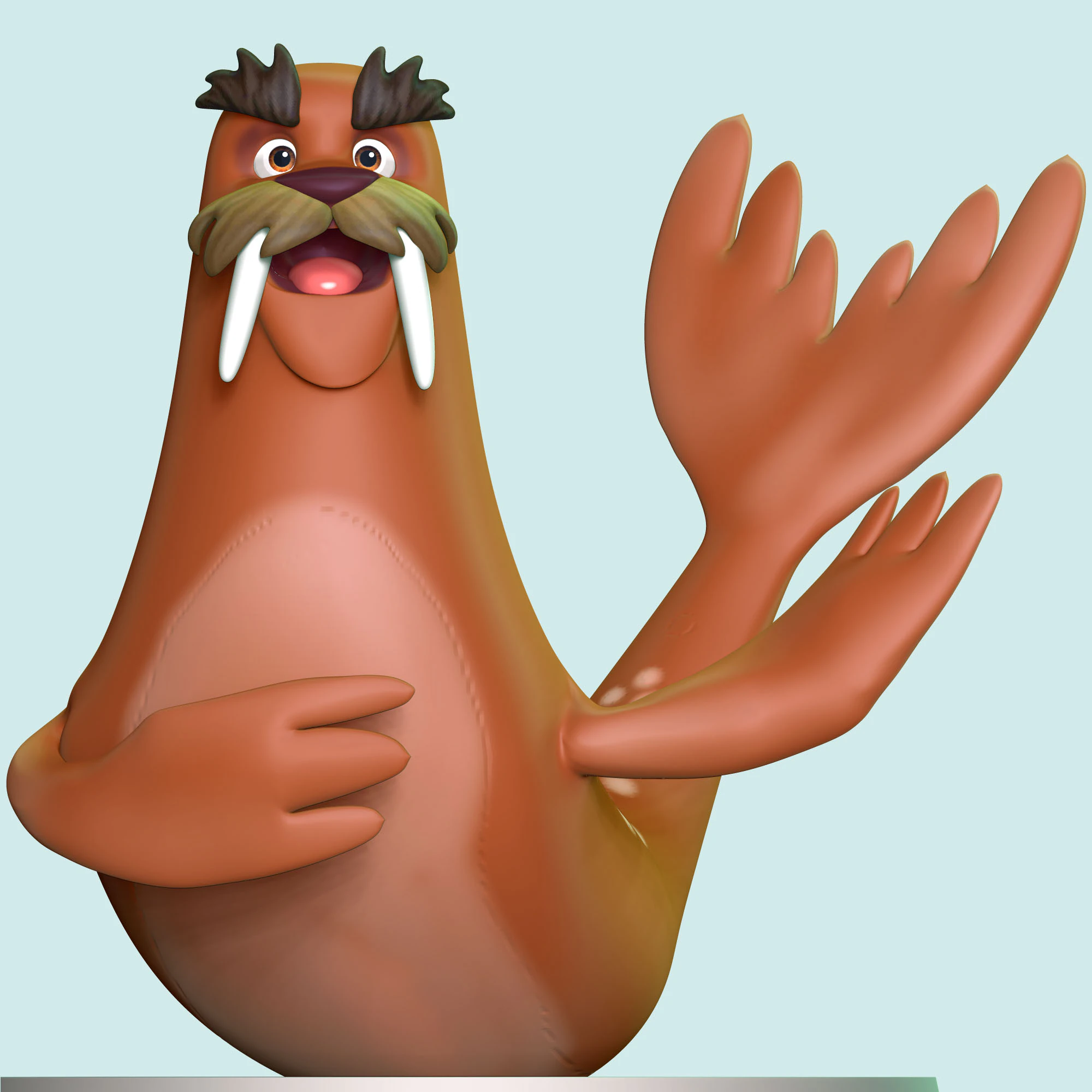 Wally &ndash; Paw Patrol 3D Druckmodell .c4d .max .obj .3ds .fbx .stl .blend 
