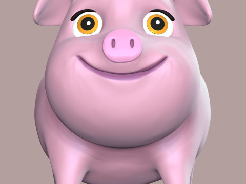 Baby Pigs Piglets - Paw Patrol 3D Print Model