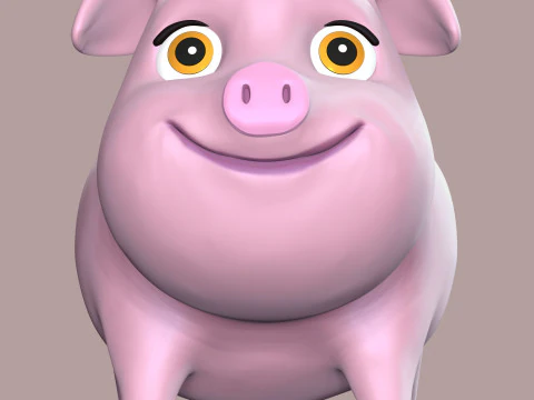 Bayi Babi Anak Babi - Paw Patrol Model Cetak 3D