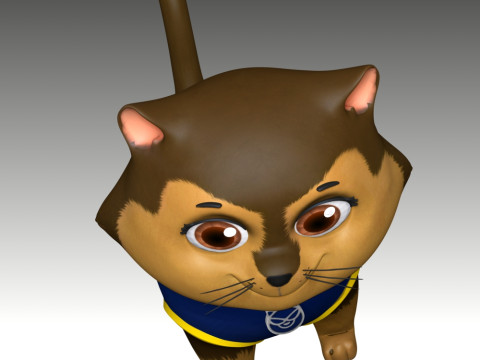 Cat Chase - Paw Patrol 3D 프린트 모델