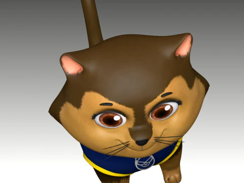 Cat Chase - Paw Patrol 3D Print Model