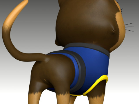 Cat Chase - Paw Patrol 3D 프린트 모델