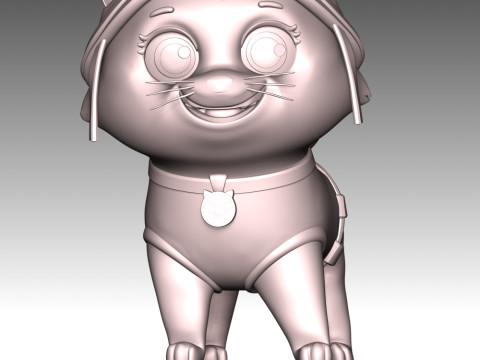 Cat Skye - Paw Patrol Model Cetak 3D
