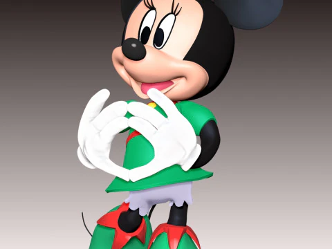Minnie Hearts Everyone 3D Print Model