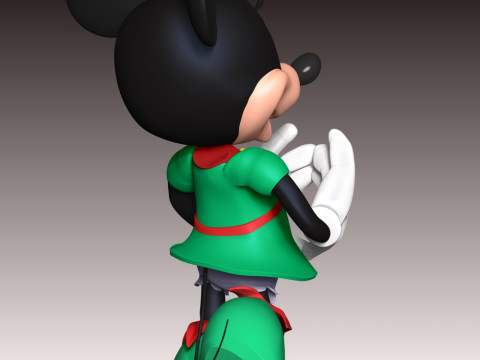 Minnie Hearts Everyone 3Dプリントモデル