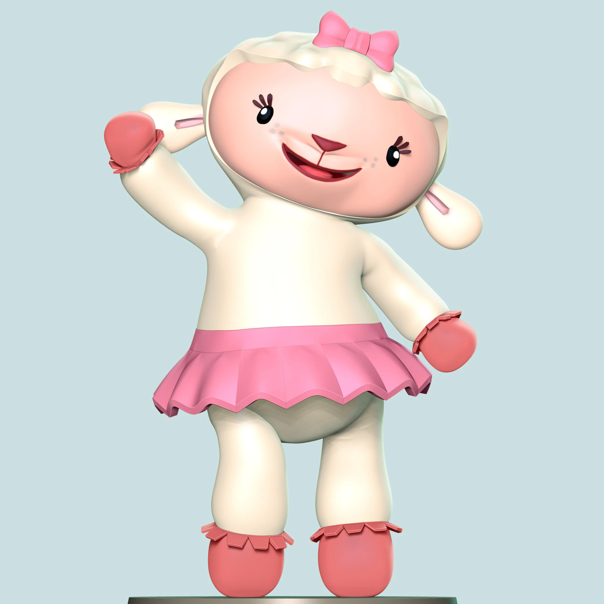 Lambie Fan Art 3D Print Model .c4d .max .obj .3ds .fbx .stl .blend 