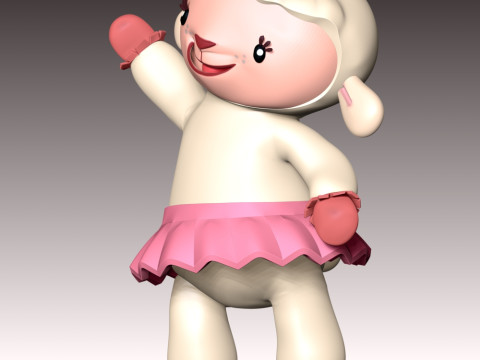 Lambie Fan Art 3D-printmodel
