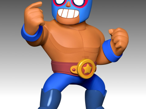 El Primo - Brawl Stars Model Cetak 3D
