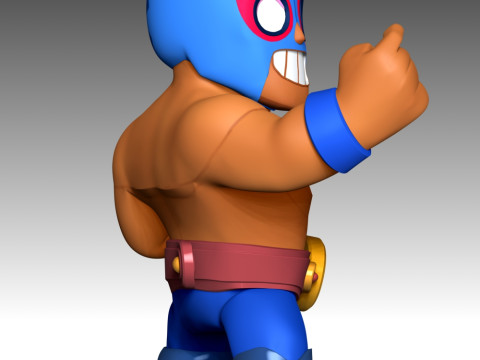 El Primo - Brawl Stars Model Cetak 3D