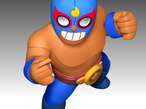 El Primo - Brawl Stars Model Cetak 3D