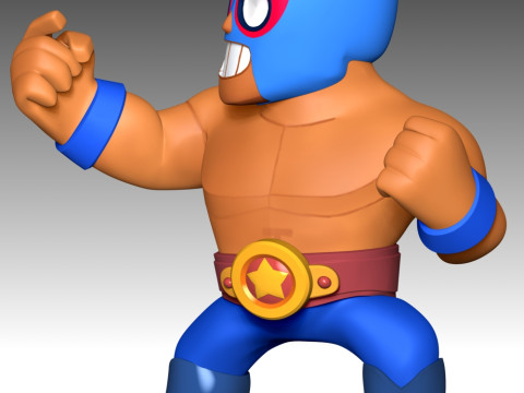 El Primo - Brawl Stars Model Cetak 3D