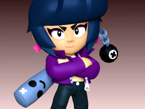 Bibi - Brawl Stars 3D Print Model