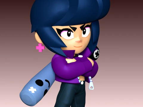 Bibi - Brawl Stars 3D Print Model
